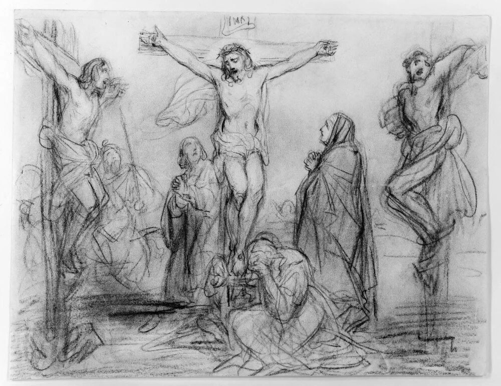 La sofferenza di Gesù. Stazione dodici, Gesù sulla croce - Nationalmuseum, Stoccolma